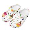 Art Printed EVA Beach Shoes for Women Men Breathable Soft Beach Shoes Slip On Pool Area Bathroom Home Home Slippers Soft Fit
