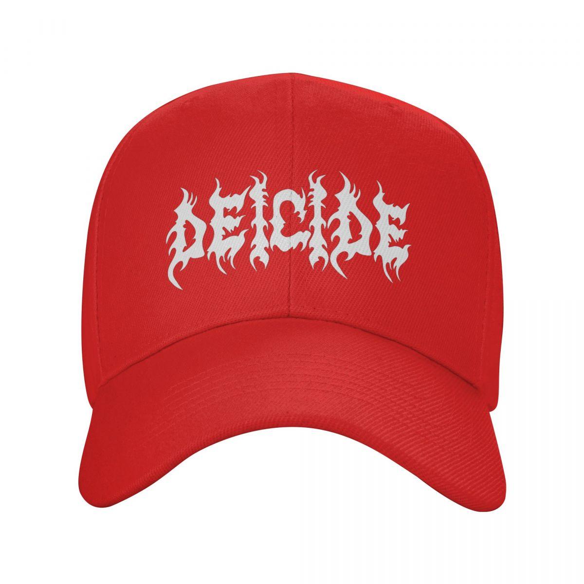 

Deicide Old School Death Metal Band Logo Baseball Caps Fashion Men Women Hats Outdoor Cap Hip Hop Baseball Hat Casquette One Size