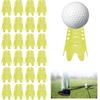 Plastic Golf Tees, 24Pcs Golf Simulator Tees for Home, Outdoor Indoor Golf Tees Simulator Practice Training, Golf Mat Tees for Winter Turf and