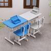 1set Chairs Furniture Model Miniature School Desks Miniature Toy Pretend Play Desk  Doll Accessories