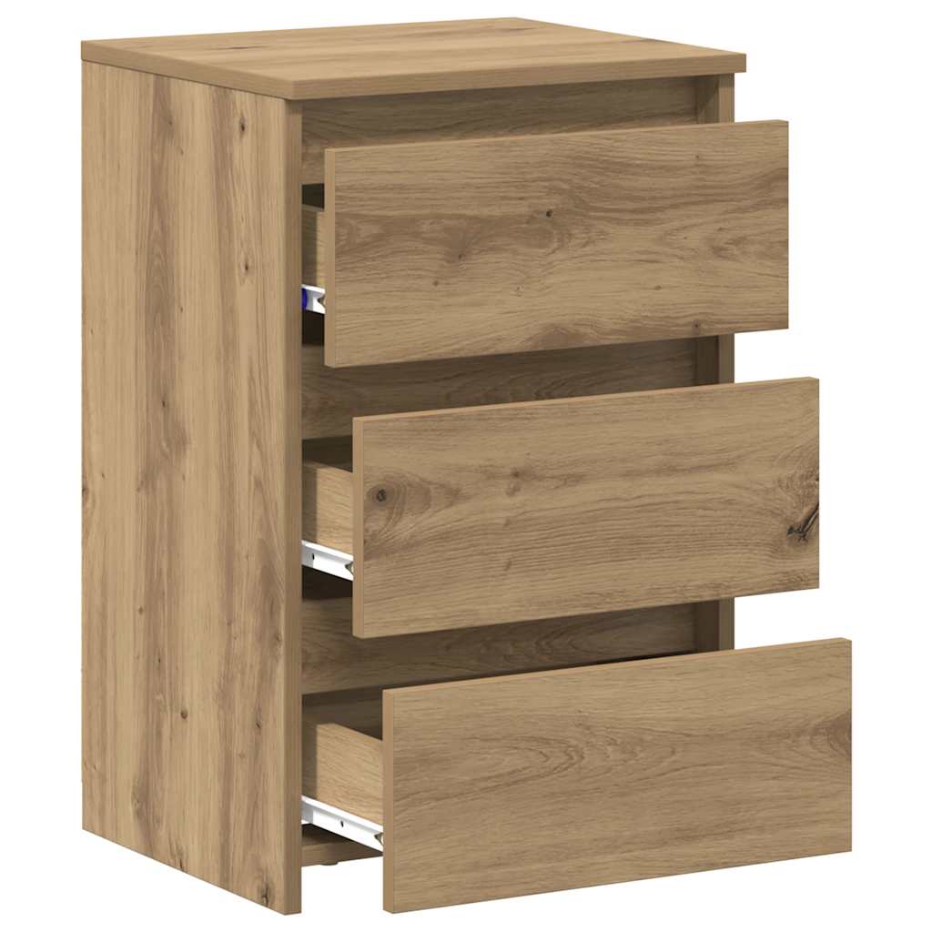 Nightstands 2 pcs Artisan Oak 40 x 35 x 62.5 cm engineered wood