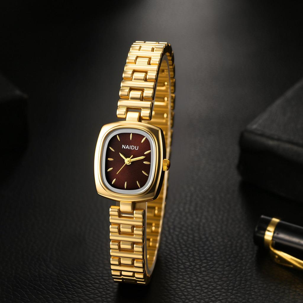 Cute and Small Square Watch for Women: Analog Display, Waterproof, Simple, Stylish Quartz Movement, Leisure, Business, Fashion Accessory - Perfect