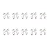 Alloy Nail Art Rivets,3D Bows Nail Art Charms Nail Art Decals Bows Nail Rhinestones Nail Art Supplies for Women Girls