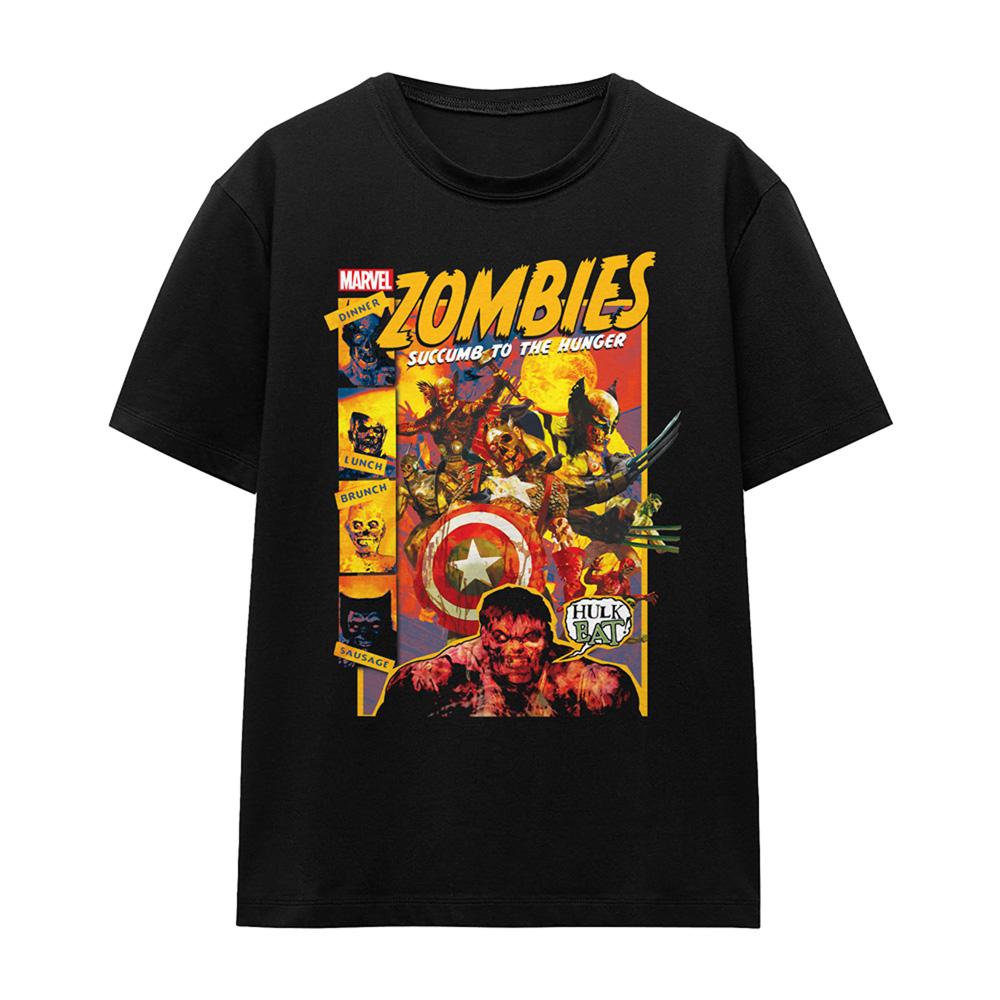 Marvel Zombies Unisex Adult The Hunger Comic Cover T-Shirt