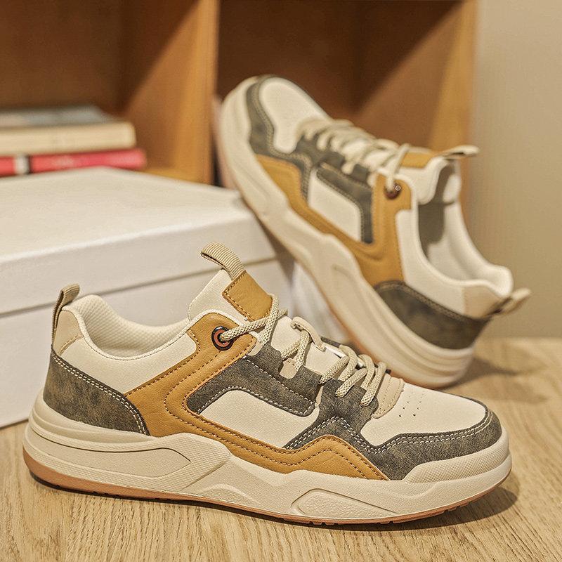 Spring new breathable male student platform sports shoes casual board shoes