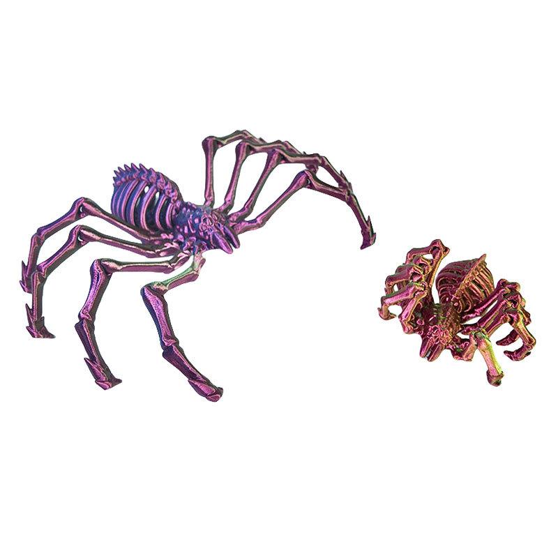 3D Printed Spider Simulation Toy Movable Joints Creative Model Desktop Decoration Collection Ornaments Gift