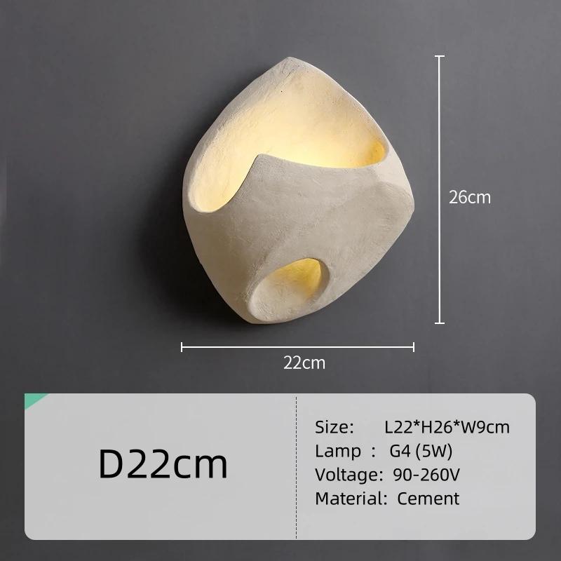 Retro LED Wall Lights, Designer, Villa, Cafe, Bar, Decorative Wall Lights, Nordic Art Style Cement Wall lamp 2025