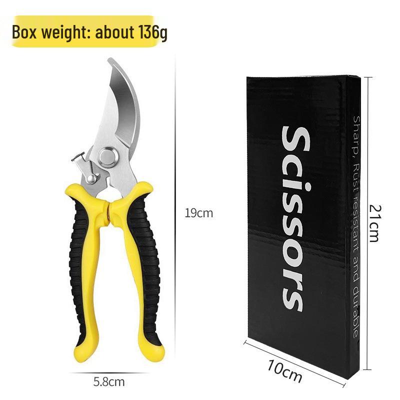 Multifunctional Stainless Steel Pruning Shears for Gardening, Grafting, and Flower Branches
