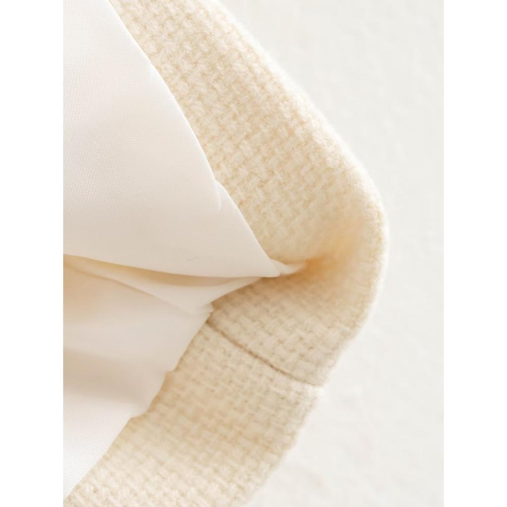 GMXIA Women's Vintage Casual Solid Color Print Autumn Winter Long Sleeve O-Neck Jackets & Coats