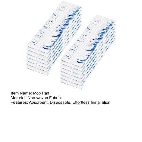 12 Pcs Disposable Mopping Pad Refills Wet or Dry Use Mop Pad Replacements Power Mop Pads for Swiffer PowerMop