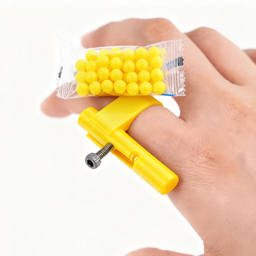 Міні-прихована пластикова іграшкова зброя-бластер для запуску паперових кульок, безпечна, для розіграшів, веселий гаджет для вечірок для дітей та дорослих