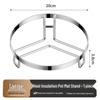 Round Stainless Steel Kitchen Wok Steamer Basket, Pot Stand & Heat Insulation Holder