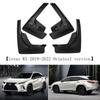 Front and Rear Mud Flap Covers for 2019-2022 Lexus RX