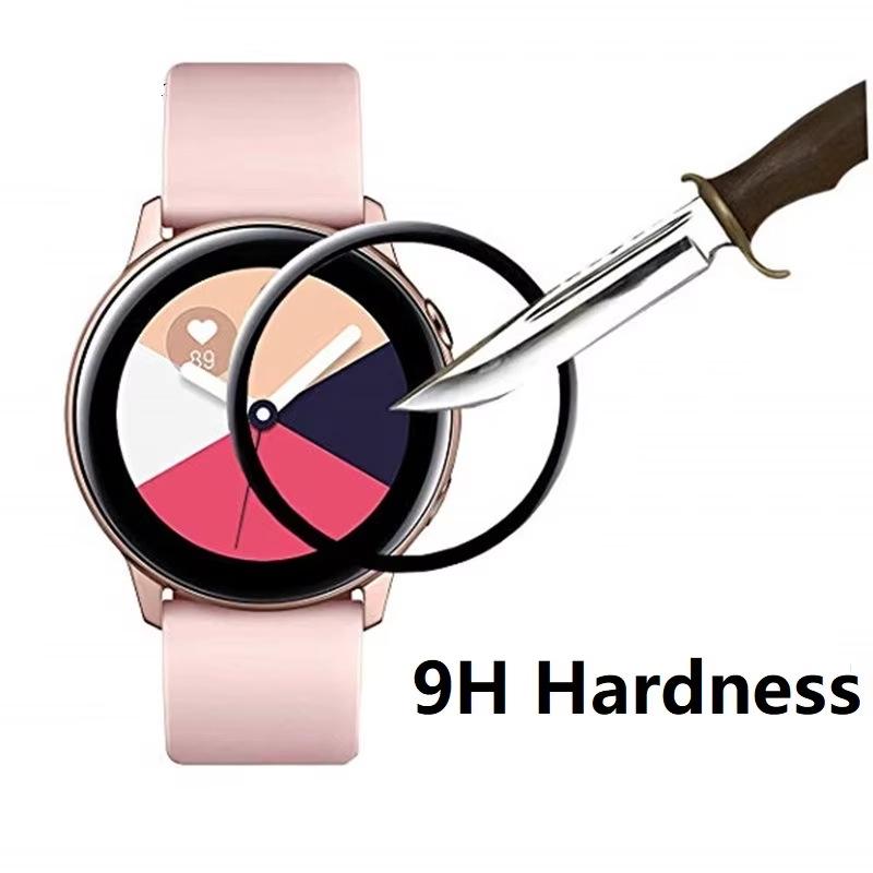 Samsung Active 2 Curved Tempered Glass Screen Protector for Watch - Soft Film Sticker