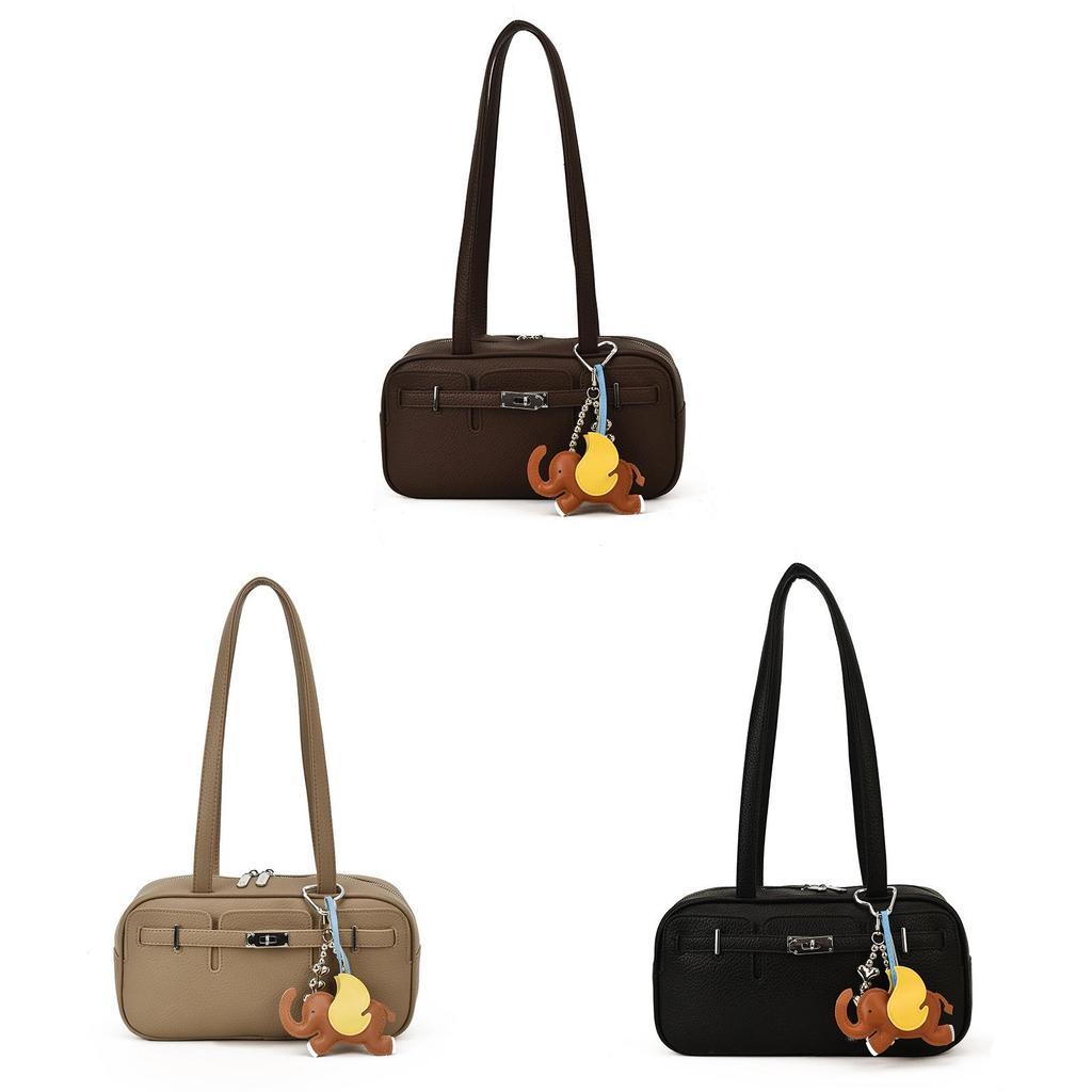 Pu Material City Style Small Crossbody Bag With Zipper Closure And Inner Pockets For Work