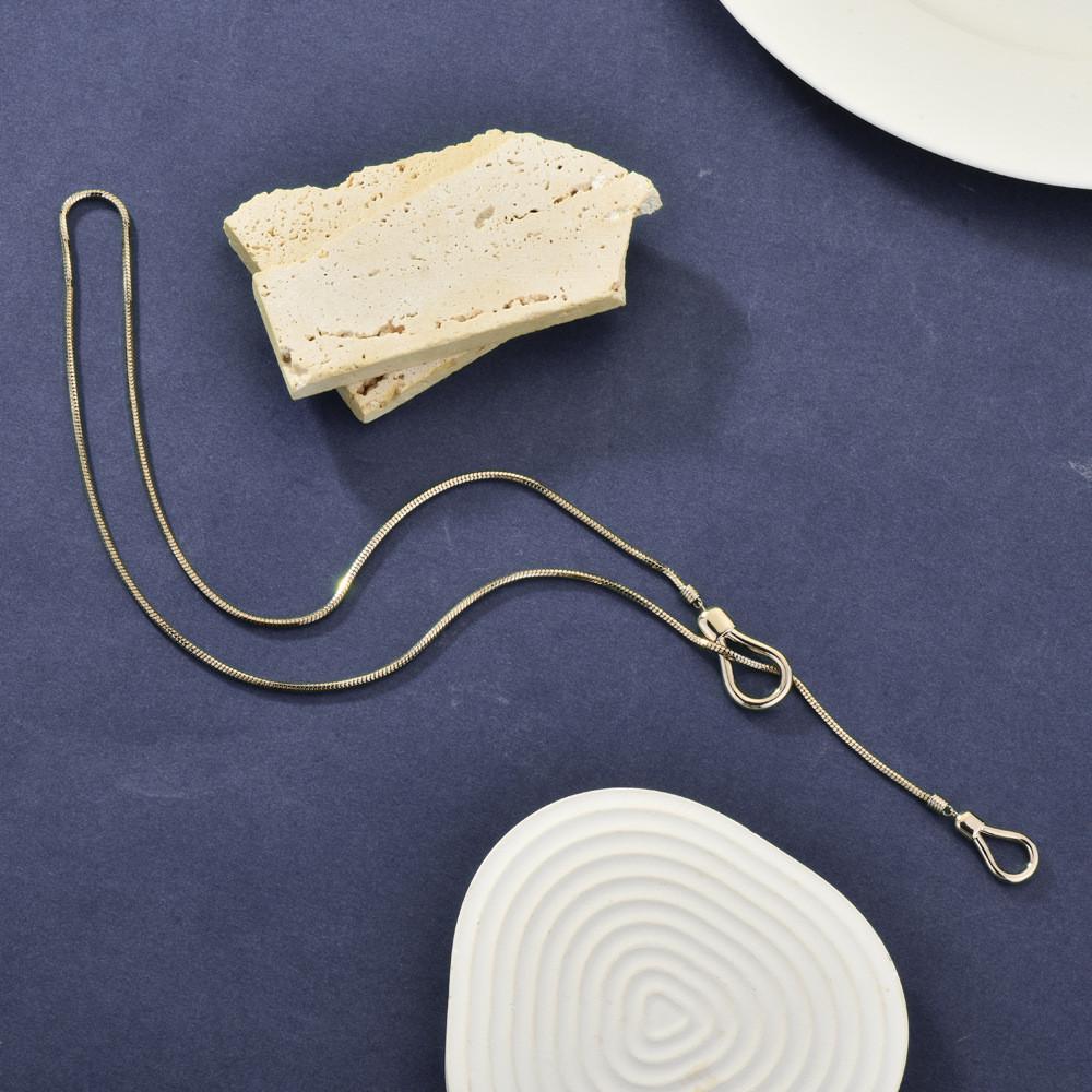 

Jewelry Geometric Trendy For Women With Long Snake Chain Crafted From Highquality Titanium Steel Perfect For Seasonal Outfits