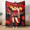1pc Resident Evil 12 Blanket Soft Warm Throw for Home, Office, Travel All Season Cozy Bedding Gift, Office Cozy Accessor