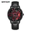 Sanda Meilleure Vente 1088 Montre pour Adolescent: Personnalisé, Cadran Rotatif 3D, Tendance, Quartz Étanche.