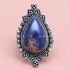 Sodalite Gemstone Handmade Silver Jewelry  "8"