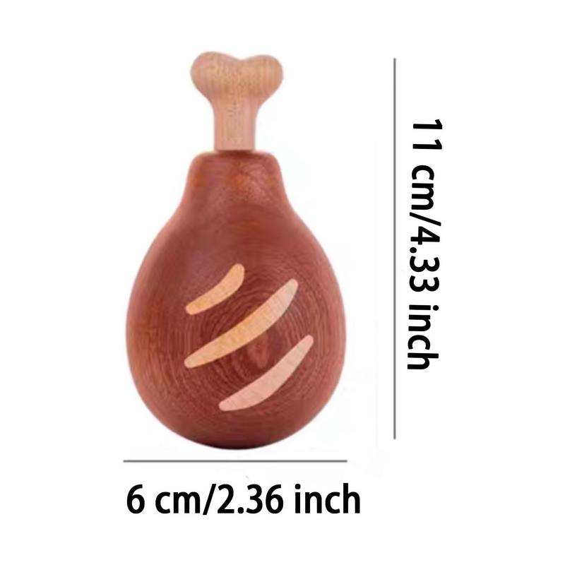 Magnetic Bottle Opener Magnetic Chicken Leg Wooden Beer Bottle Opener Portable Stainless Steel Multifunctional Can Opener For