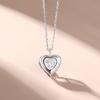 925 Silver Love Jewelry Necklace Women's Cross-Border Jewelry Heart Pendant Neck Chain Sterling Silver Accessories Light Luxury