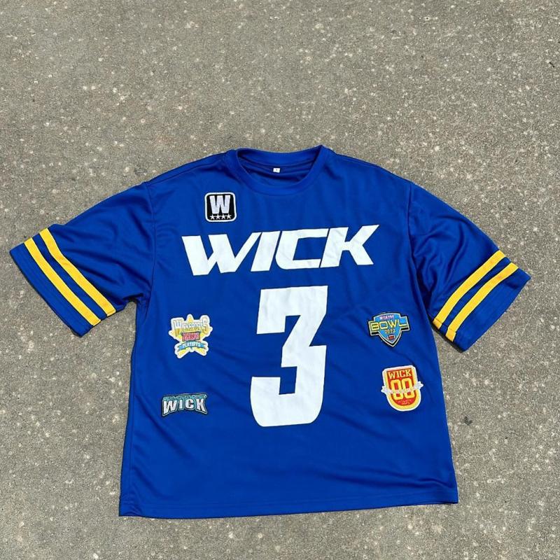 European and American Y2K Hip Hop Gothic V-neck Foam Printed Sports Street Wear