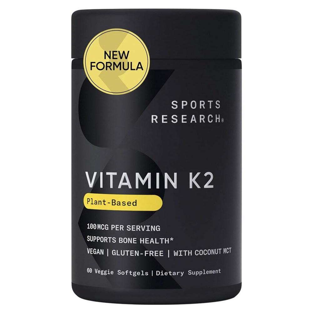 Sports Research Vitamin K2 100mcg Veg Softgels 1 pcs 60 Tablets