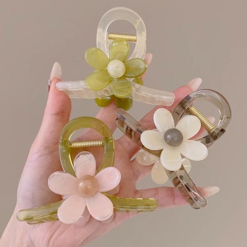 Elegant And Sweet Hairpin Flower Hair Clip For Women Girl Tie Hair Hair Grab French Temperament Fashion Hair Accessories