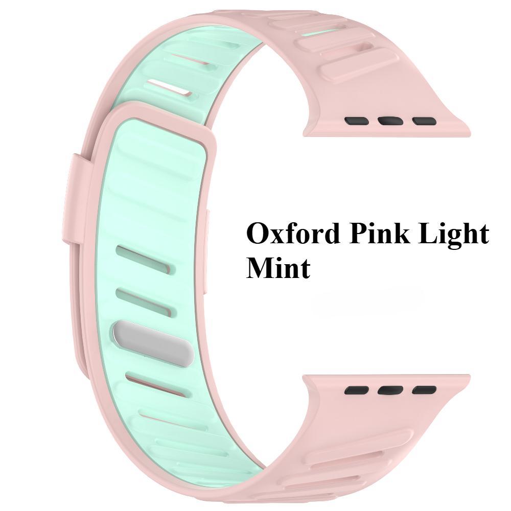 Silicone Sport Band For Apple Watch Ultra 49mm Slanted Buckle Bracelet For IWatch Series 10 46mm 9 8 7 6 5 4 SE 42mm 44mm 45mm Strap