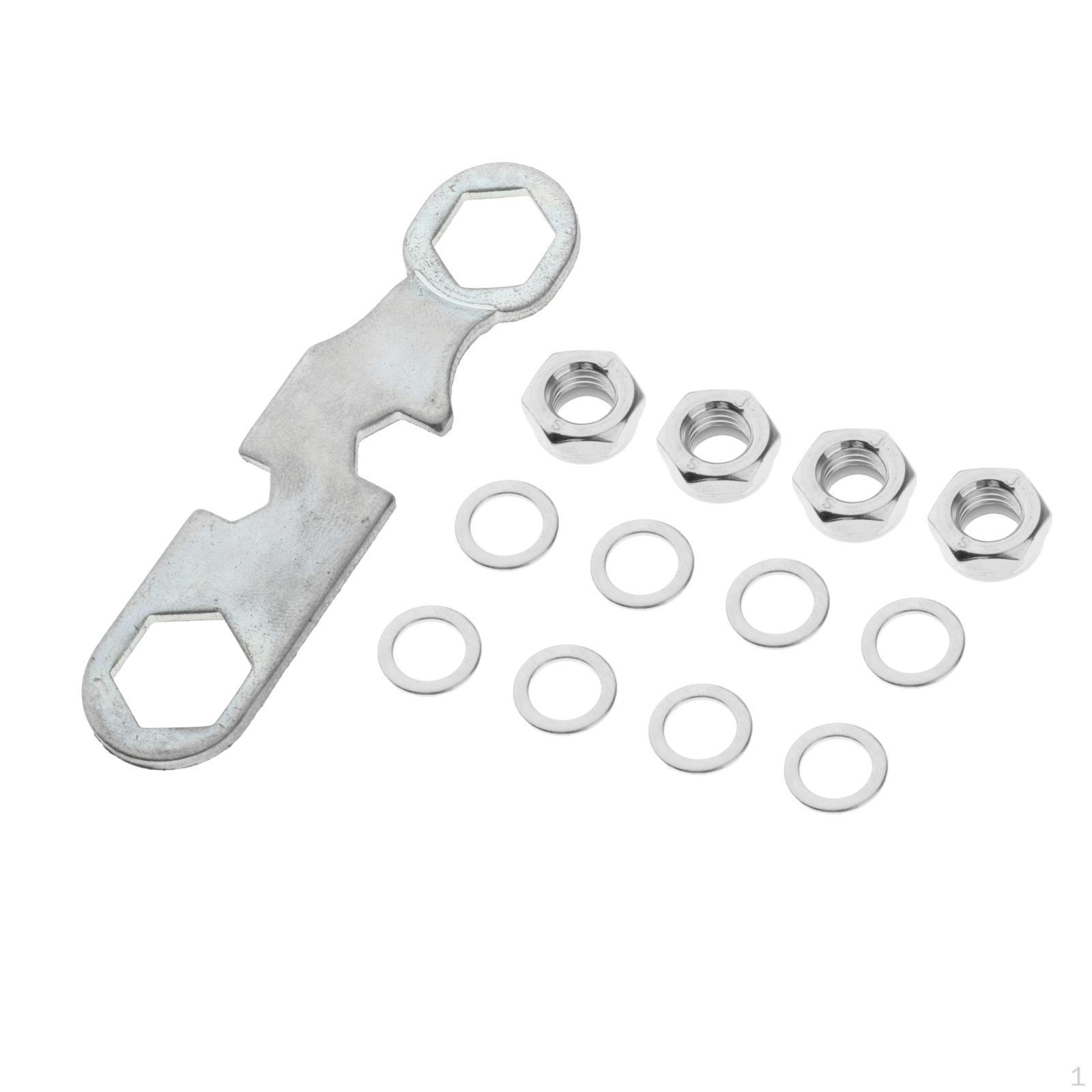Truck Mounting Hardware Kit Axle Washers ( Rings) Nuts and Wrench Spanner Bearing Performance
