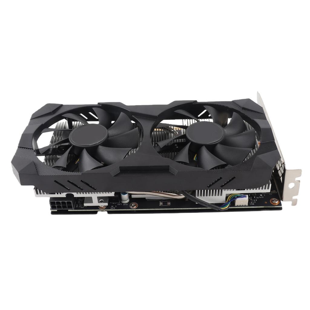 Computer Graphics Card 6GB GDDR6 192 Bit Gaming Video Card with Dual Cooling Fans Support 1080p 2K AAA Gaming