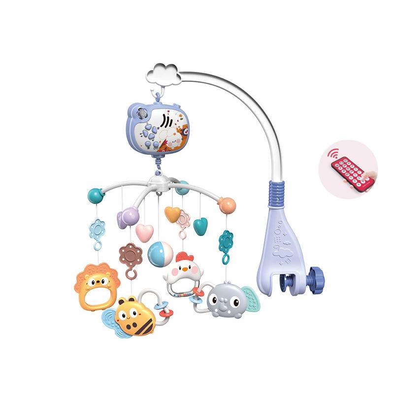 Baby Crib Mobile with Lights Music  Projection for Infants 0-6 Months Remote Control Crib Toys for Newborn Baby Mobile for Crib