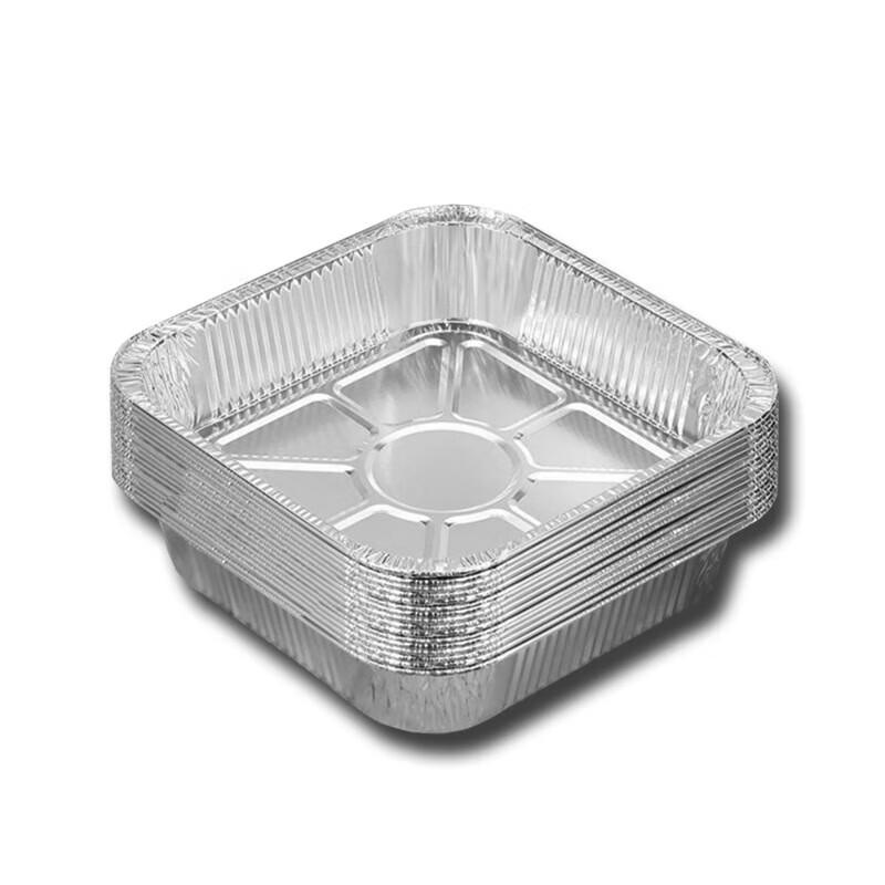 Faxilon 18cm Square Aluminum Foil Bowls for Air Fryer