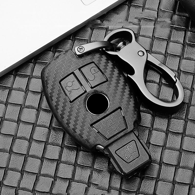 Scrub ABS Car Key Protect Case Cover for Mercedes Benz BGA AMG W203 W210 W211 W124 W202 W204 W205 W212 W176 E Class W213 S Class