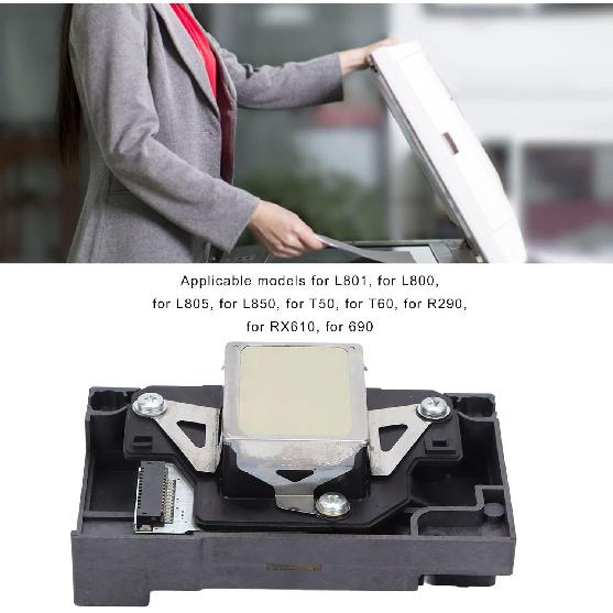 Fydun Print Head Printhead Replacement Part Accessories for L801 L800 L805 L850 T50 R290