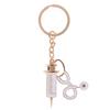 1Pcs Needle Medical Box Charm Keychain Key Ring Doctor Nurse Keyring Key Chain