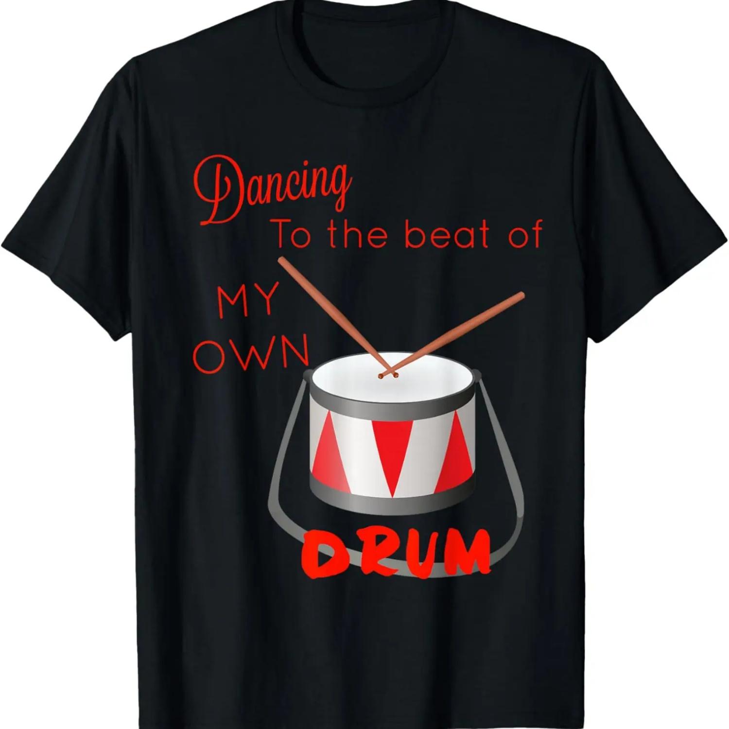 Drum Player Music Lover Xmas Gift Ugly Drum Christmas T-Shirt S