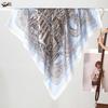 Versatile Retro Roman-Style Silk Scarf: Women's Neck and Hair Accessory