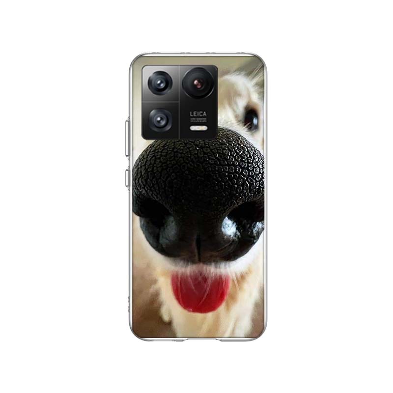 Show You Its Cute Dog Nose Phone Case For Xiaomi Poco F7 Ultra X7 X6 M8 M7 M6 M4 M3 Pro X4 Mi 15 15T 14 14T 12T 12S 10T Pro 12 1
