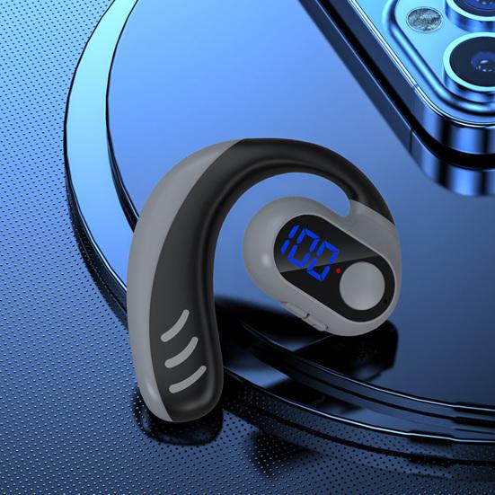 Practical Single Ear Earphone Air Conduction Quick Connect Call