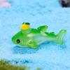 10er-Pack Mini-Meeres-Tier-Ornamente für Aquariendekoration und Heimdekoration Bunte Harze
