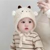 Thickened Children Knitted Hat Cartoon Animal Beanies Hat Cute Winter Baby Hats  for Kids