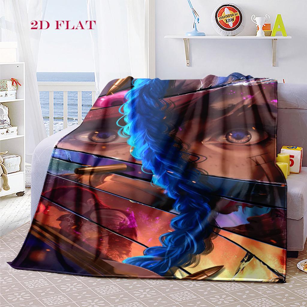 Fantasy Warriors Unite blanket Camping trip blanket Office rest blanket bedroom Digital printing