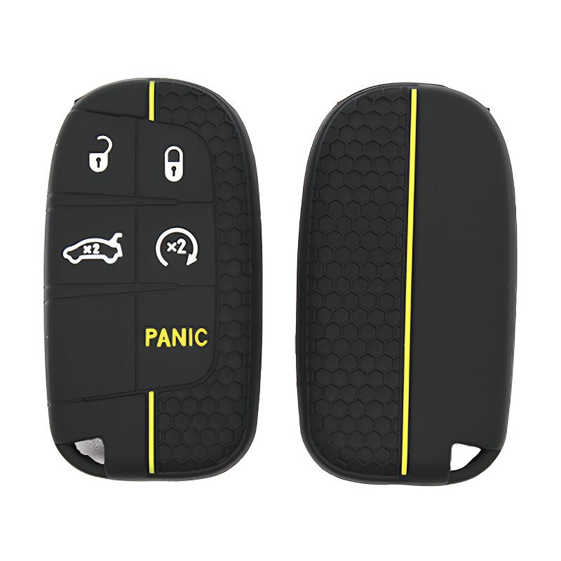 1Pcs For Renegade Compass Grand Cherokee Chrysler 300C Wrangler Dodge Accessary Silicone Remote Control Car Key Cover Case