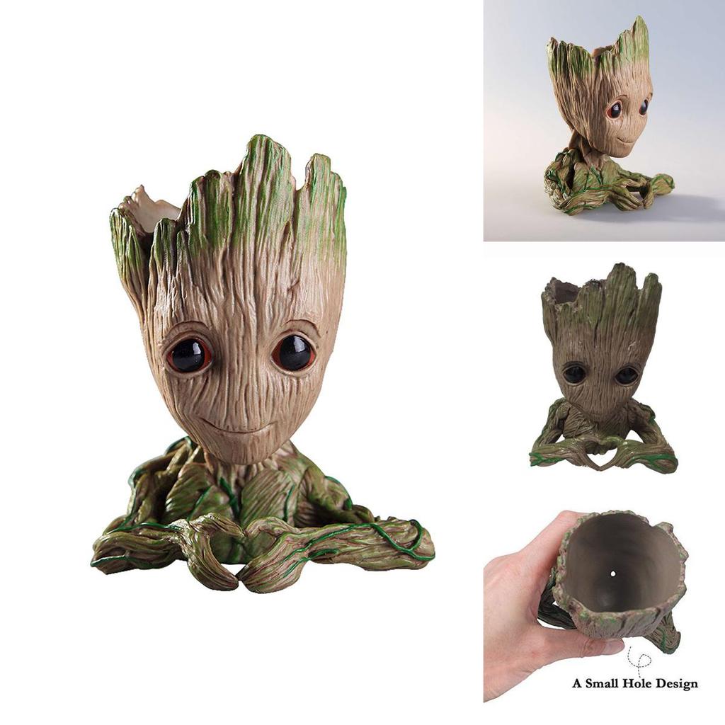 Guardians Of The Galaxy Groot Flowerpot Pen Pot Pencil Vase Tree Man Gift Figure
