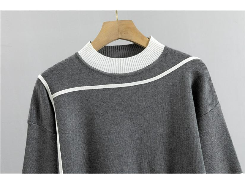 Spring & Autumn 2025 Women's Plus Size Fashionable Knitted Two-Piece Suit