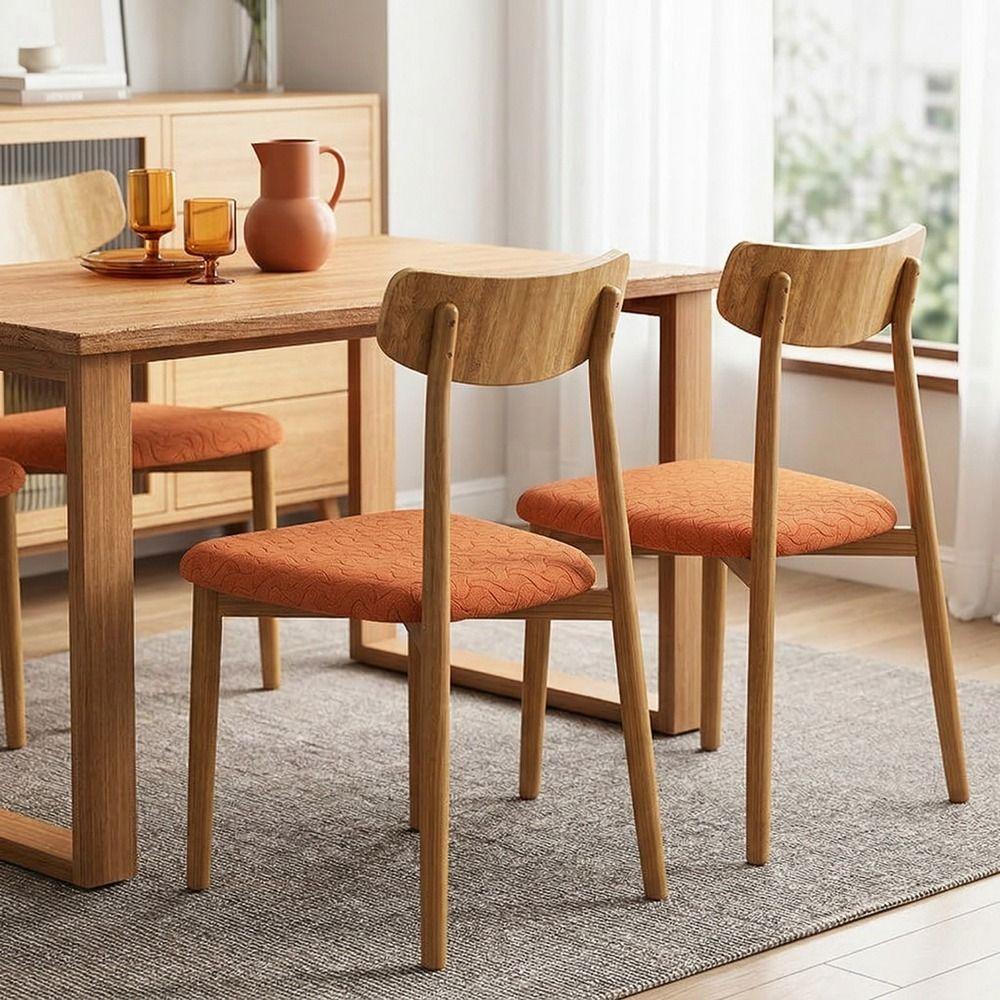 Removable Dining Chair Cover Jacquard Stretch Chair Slipcovers Chair Cushion Cover Living Room