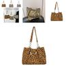 Spacious Designer Leopard Pattern Tote Bag For Women Perfect For Stylish Everyday Wear