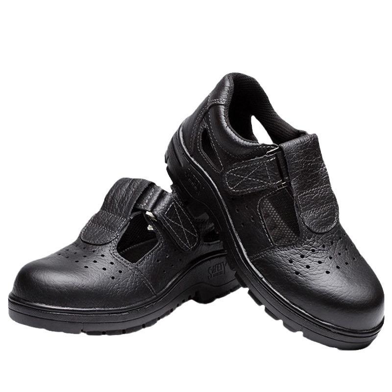 Labor Insurance Shoes In Summer, Breathable Work Shoes, Anti-smashing and Anti-piercing Protective Shoes, Hollow Summer Sandals