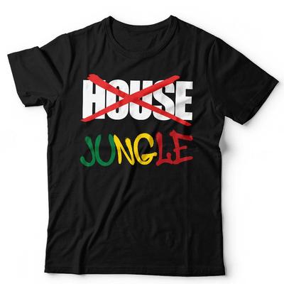 House Jungle Tshirt Unisex and Kids Music EDM Reggae Disco Dub Acid Breakbeat